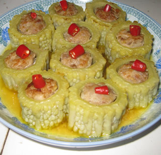 客家釀苦瓜的做法 客家釀苦瓜的做法