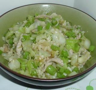 豆角包菜肉絲炒飯的做法 豆角包菜肉絲炒飯的做法