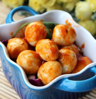 茄汁鵪鶉蛋的做法 茄汁鵪鶉蛋的做法