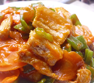 炒五花肉片的做法 炒五花肉片的做法