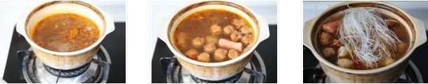 肉丸粉絲煲的做法圖文步驟