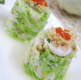 雙蝦包菜墩的做法 雙蝦包菜墩的做法