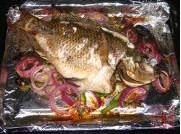 洋蔥烤羅非魚的做法圖文步驟