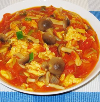 姬菇西紅柿炒雞蛋的做法 姬菇西紅柿炒雞蛋的做法