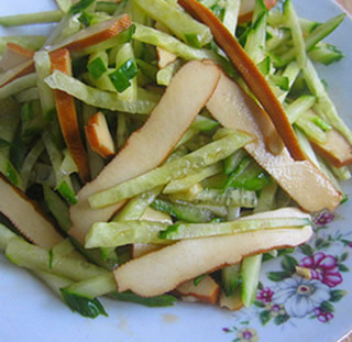 黃瓜拌香干的做法 黃瓜拌香干的做法