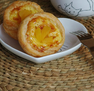 黃桃蛋撻的做法 黃桃蛋撻的做法