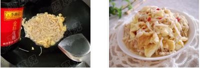 金針菇炒雞蛋的做法圖文步驟