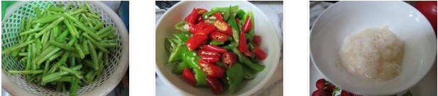 酒糟空心菜梗的做法圖文步驟