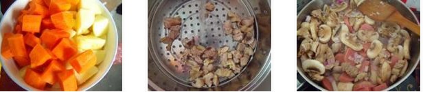 咖喱雞肉蘑菇意面的做法圖文步驟