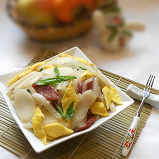 蘿卜炒年糕的做法 蘿卜炒年糕的做法