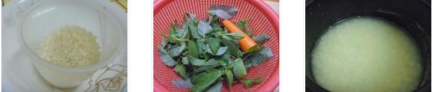 莧菜胡蘿卜粥的做法圖文步驟