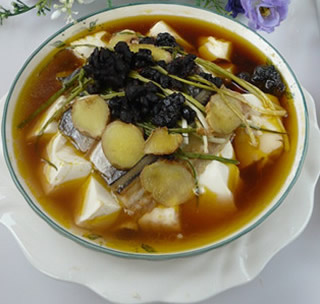 豆豉海鰻蒸豆腐的做法 豆豉海鰻蒸豆腐的做法