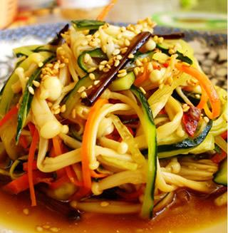 蔥油拌金針菇的做法 蔥油拌金針菇的做法