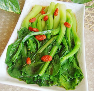 白灼芥藍的做法 白灼芥藍的做法