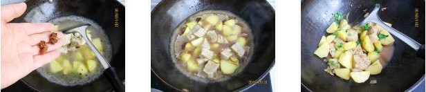 土豆燉凍豆腐的做法圖文步驟