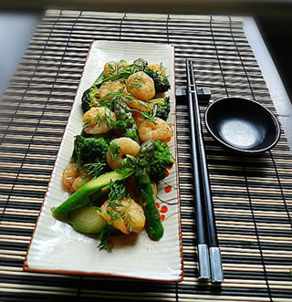 蝦仁炒蘆筍的做法 蝦仁炒蘆筍的做法