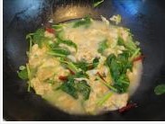 豆丹燒小青菜的做法圖文步驟