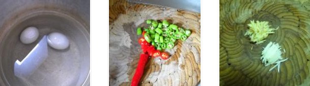 雙椒臘味皮蛋的做法圖文步驟