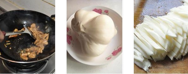 涼薯炒嫩肉片的做法圖文步驟