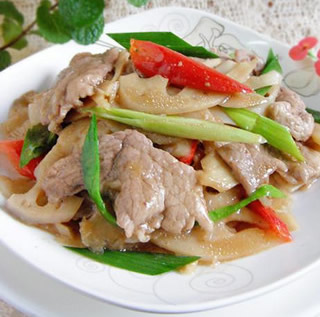 蓮藕肉片的做法 蓮藕肉片的做法