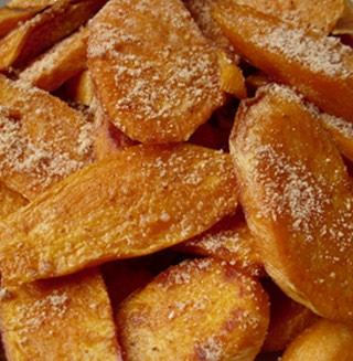 椒鹽炸番薯片的做法 椒鹽炸番薯片的做法
