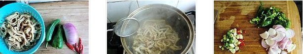青椒洋蔥炒雞腸的做法圖文步驟