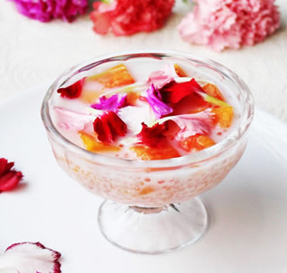 康乃馨木瓜牛奶西米露的做法 康乃馨木瓜牛奶西米露的做法