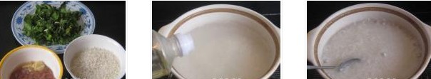 薺菜雞肝糯米粥的做法圖文步驟