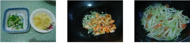 節(jié)瓜蝦米粉絲煲的做法圖文步驟