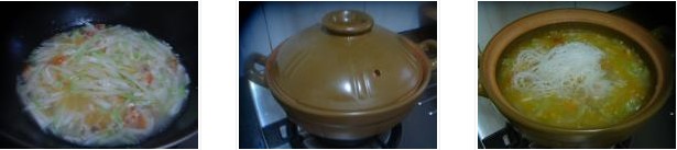 節(jié)瓜蝦米粉絲煲的做法圖文步驟