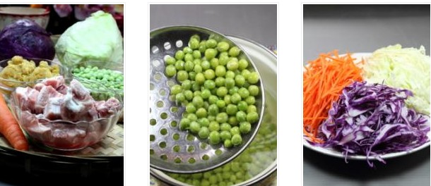 三蔬排骨豆湯飯的做法圖文步驟