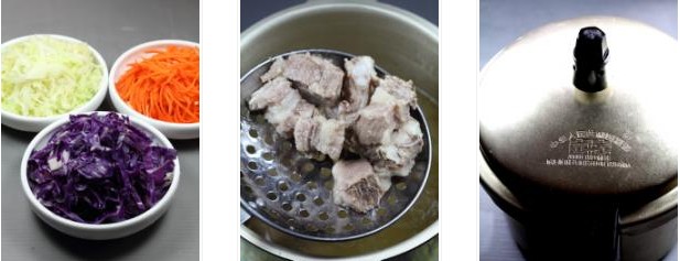 三蔬排骨豆湯飯的做法圖文步驟