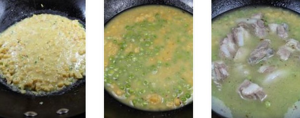 三蔬排骨豆湯飯的做法圖文步驟