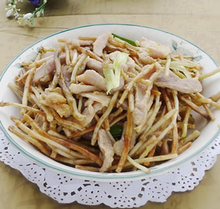 魚腥草炒肉絲的做法 魚腥草炒肉絲的做法