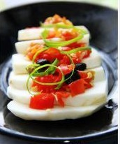 豆豉剁椒蒸芋頭的做法圖文步驟