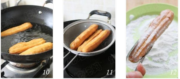 霜糖油條的做法圖文步驟