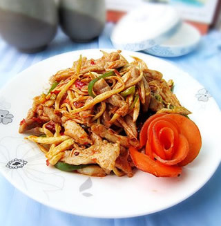 茭白肉絲的做法 茭白肉絲的做法