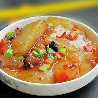 牛肉豆豉炒涼粉的做法 牛肉豆豉炒涼粉的做法