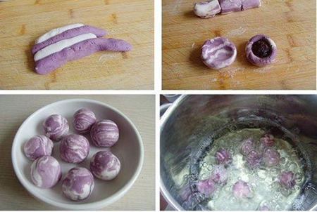 合家團(tuán)圓—紫薯琉璃湯圓的做法圖文步驟