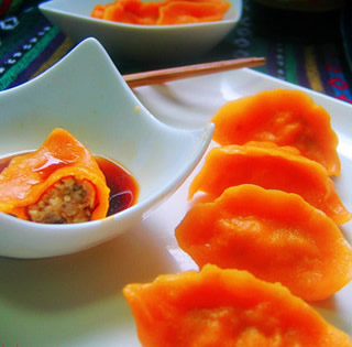 南瓜豬肉香菇餃子的做法 南瓜豬肉香菇餃子的做法