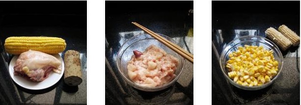 山藥玉米粒炒雞丁的做法圖文步驟