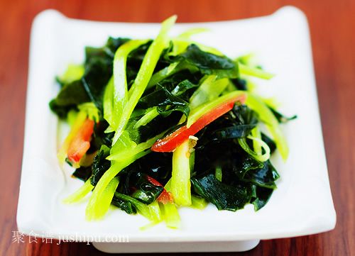 春季瘦身爽口菜 涼拌裙帶菜的做法 m.sk010.cn