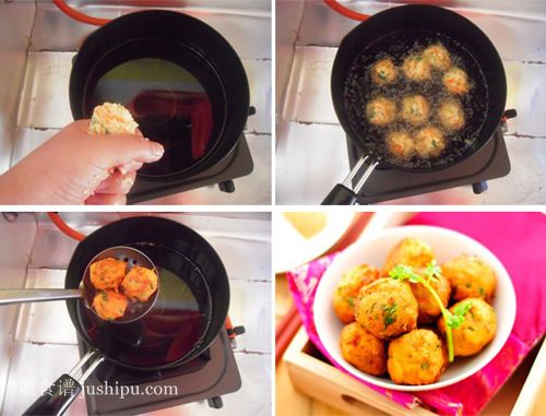 清淡素雅的炸素丸子的做法 m.sk010.cn