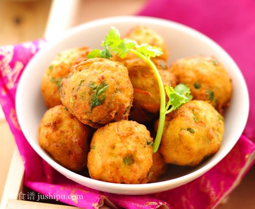 清淡素雅的炸素丸子的做法 m.sk010.cn
