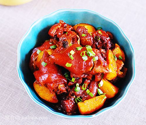 嗜肉族的大愛 紅燒豬蹄的做法 m.sk010.cn