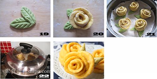 夏日花樣面點(diǎn) 燕麥玫瑰花卷的做法 m.sk010.cn