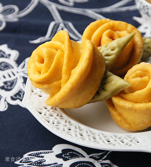 夏日花樣面點(diǎn) 燕麥玫瑰花卷的做法 m.sk010.cn