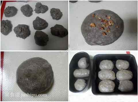 發(fā)酵26小時的烏發(fā)健腦養(yǎng)生面包 蜜核桃芝麻面包的做法 m.sk010.cn