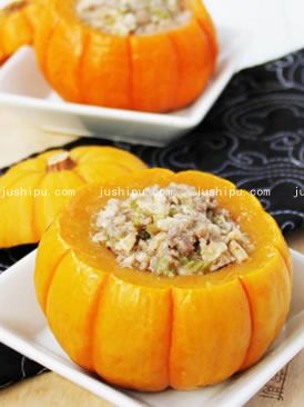 家常菜 金瓜釀肉的做法 家常菜 金瓜釀肉的做法