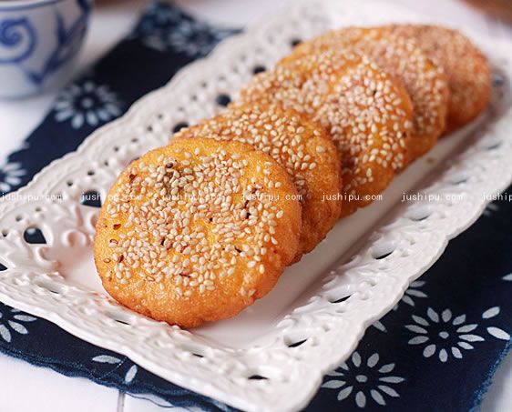 南瓜豆沙餅的做法 m.sk010.cn